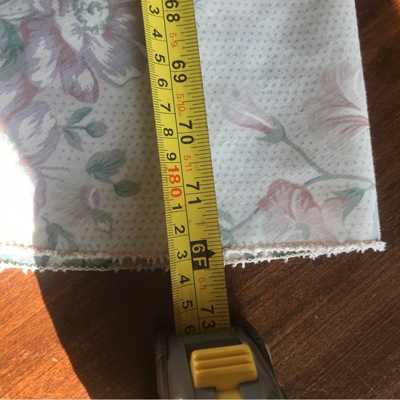 Vintage JC Penney USA Table Cloth Round Floral 6’ Or 72” Cottage Beautiful - Picture 5 of 8